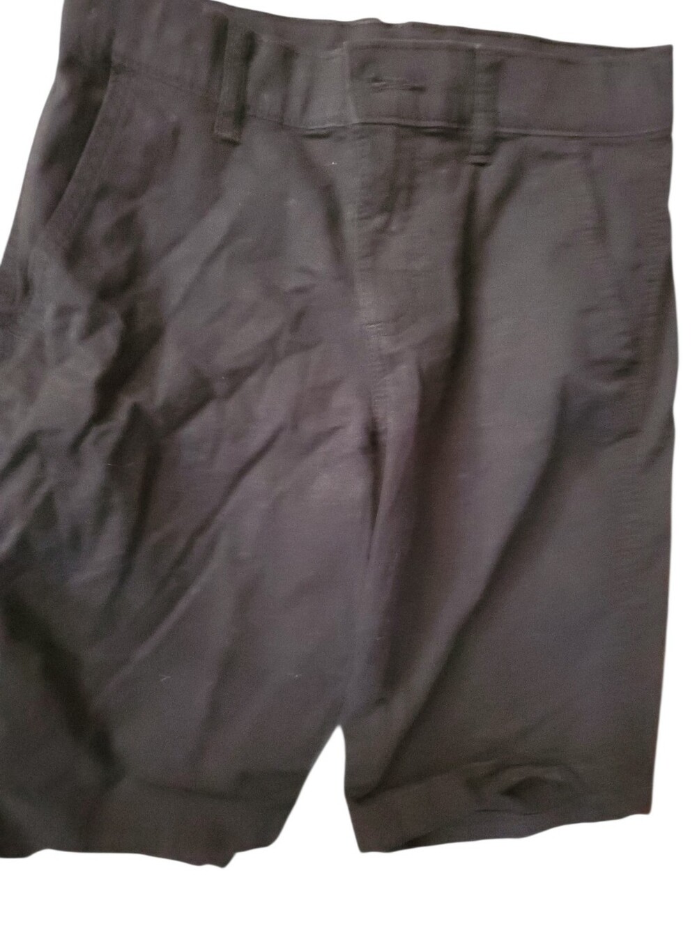 Sonoma Black Flat-Front Boy's Shorts. 4 Pockets Size 10